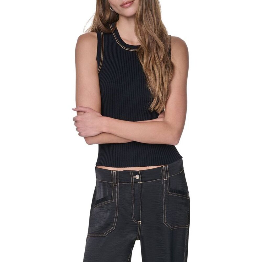 Dkny Womens  Top Stitch Glazed Pant, Red